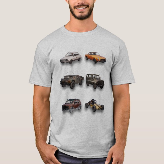 Battle Rides Galore - PUBG TShirt (Mens) (Front)