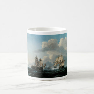 Battle Ships Fine Art Mug