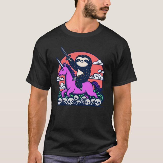 Battle Sloth T-Shirt (Front)