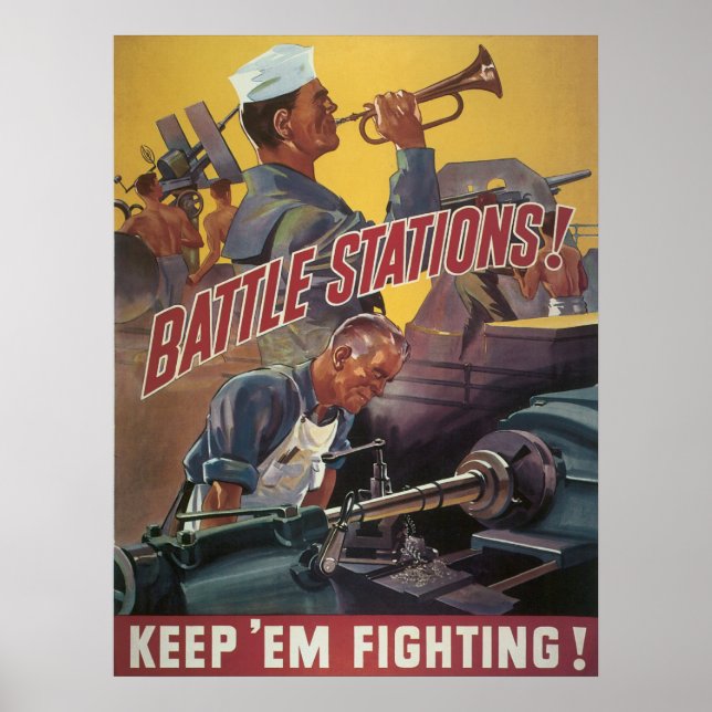 Battle Stations Poster (Front)