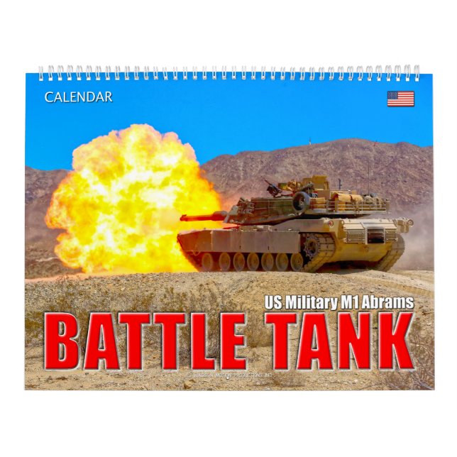 BATTLE TANK – M1 Abrams Calendar (Cover)