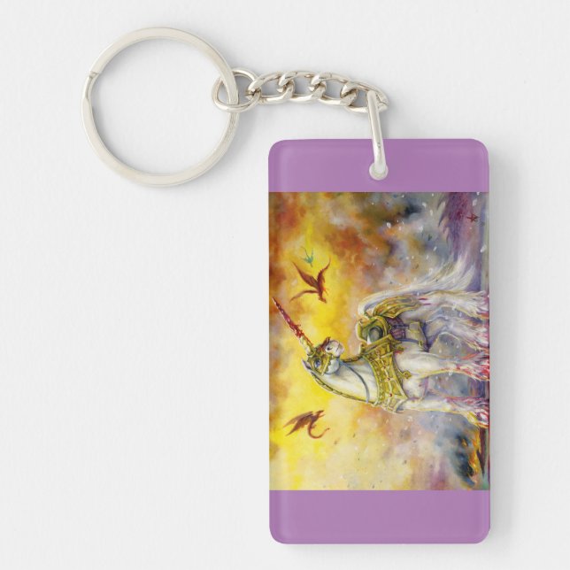 Battle Unicorn Key Ring (Front)