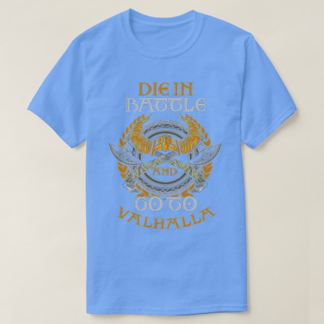Battle Vaalhalla Viikings T-Shirt (Design Front)