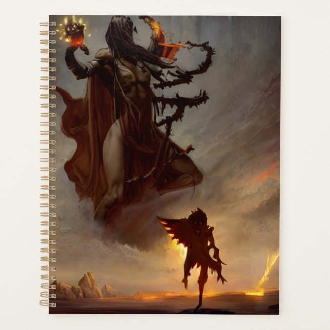 Battle Within | Dark Fantasy Warrior Planner (Front)
