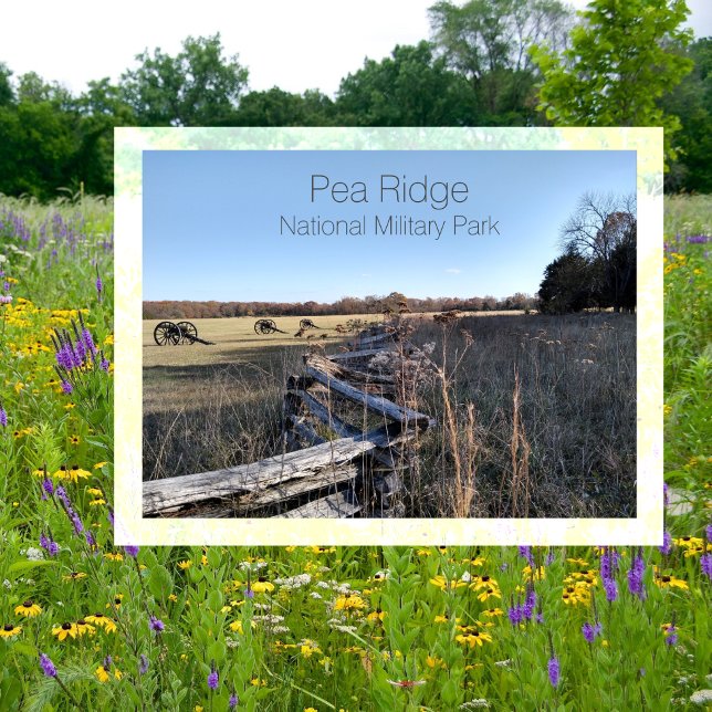 Battlefield, Pea Ridge National Military Park, MO Postcard (Creator Uploaded)
