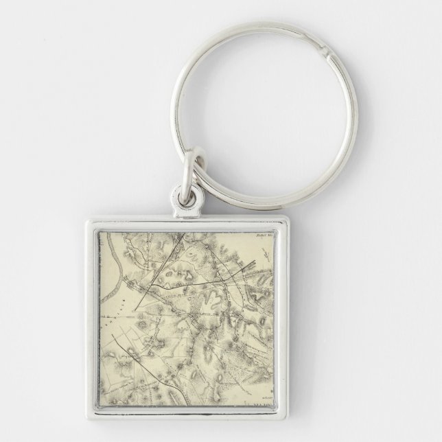 Battlefields in Front of Nashville Key Ring (Front)