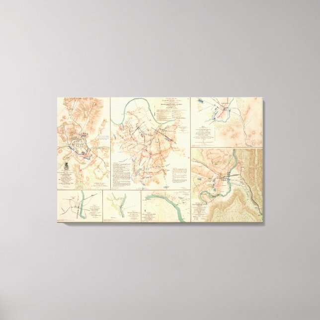 Battlefields Nashville, Tenn Canvas Print (Front)