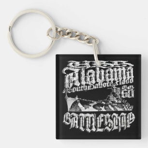 Battleship Alabama Acrylic Keychain
