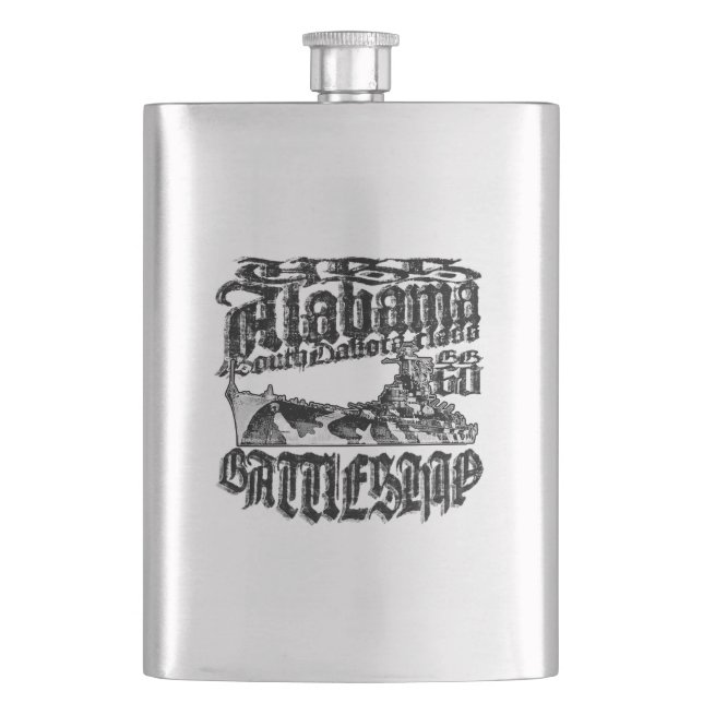 Battleship Alabama Classic Flask Classic Flask (Front)