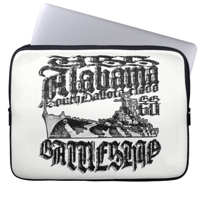 Battleship Alabama Electronics Bag (Front)
