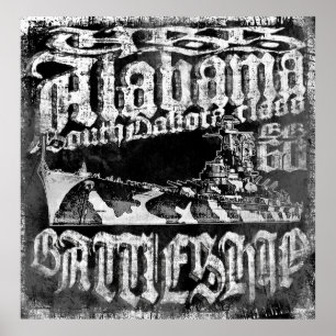 Battleship Alabama Poster