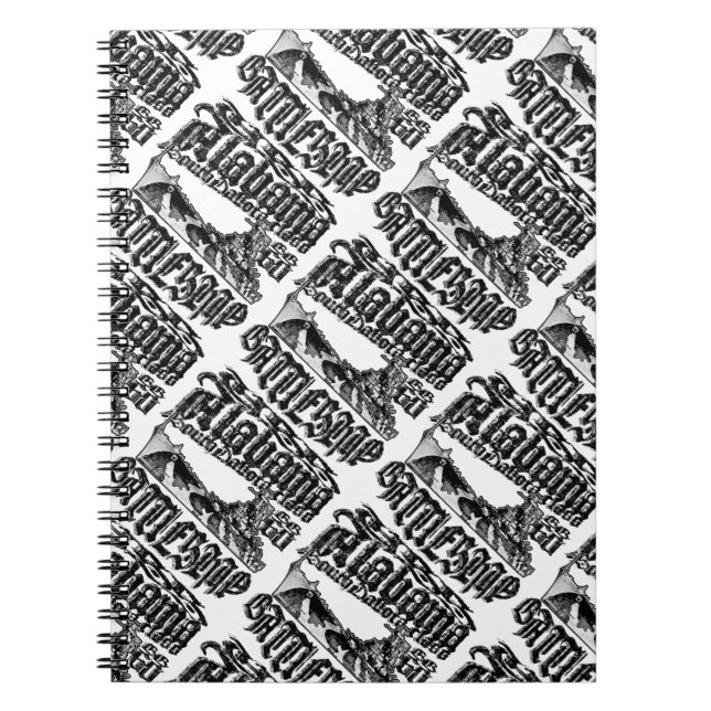 Battleship Alabama Spiral Photo Notebook (Front)