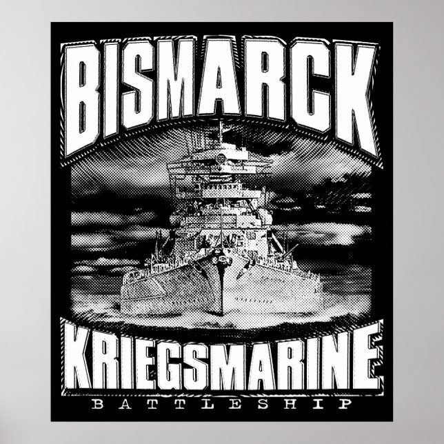 Battleship Bismarck Poster (Front)