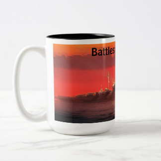 Battleship Bismarck Two-Tone Coffee Mug