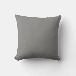 Battleship grey (solid colour) Cushion