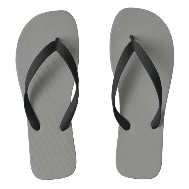  Battleship grey (solid colour)  Jandals (Footbed)