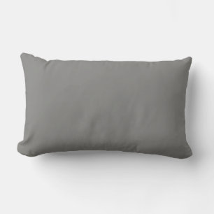  Battleship grey (solid colour)  Lumbar Cushion