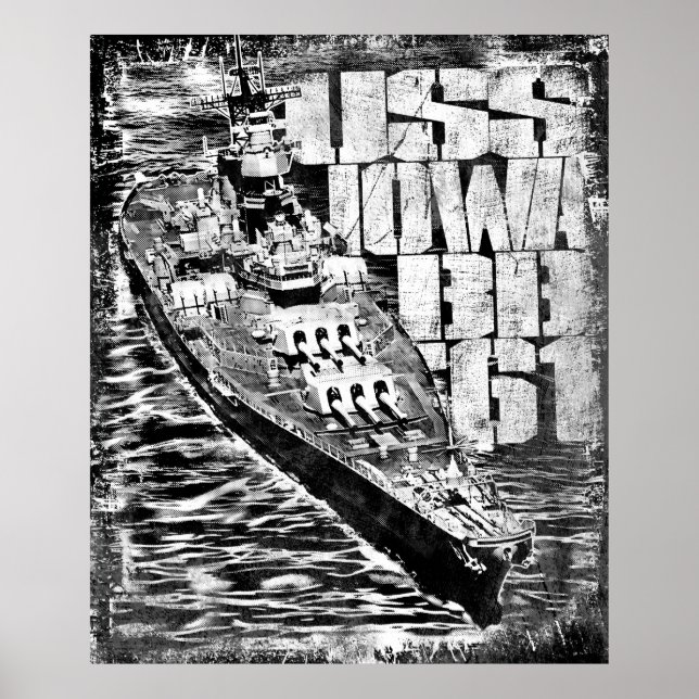 Battleship Iowa poster (Front)