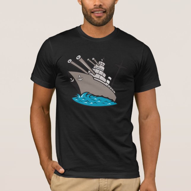 Battleship Mens T-Shirt (Front)