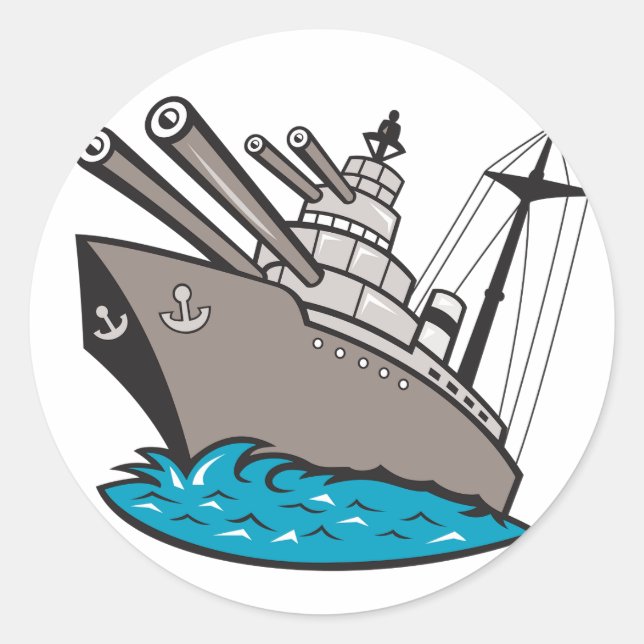 Battleship Stickers (Front)