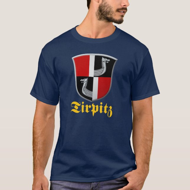 Battleship Tirpitz Coat of Arms T-shirt (Front)