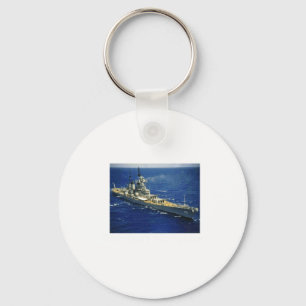 Battleship Uss New Jersey  Key Ring