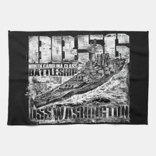 Battleship Washington Hand Towels