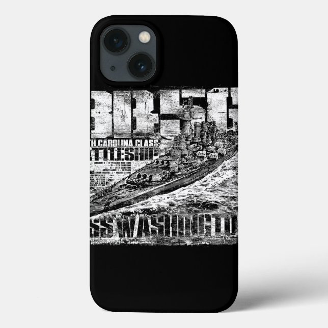 Battleship Washington iPad Mini Case (Back)