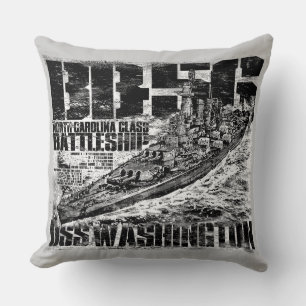 Battleship Washington Pillow