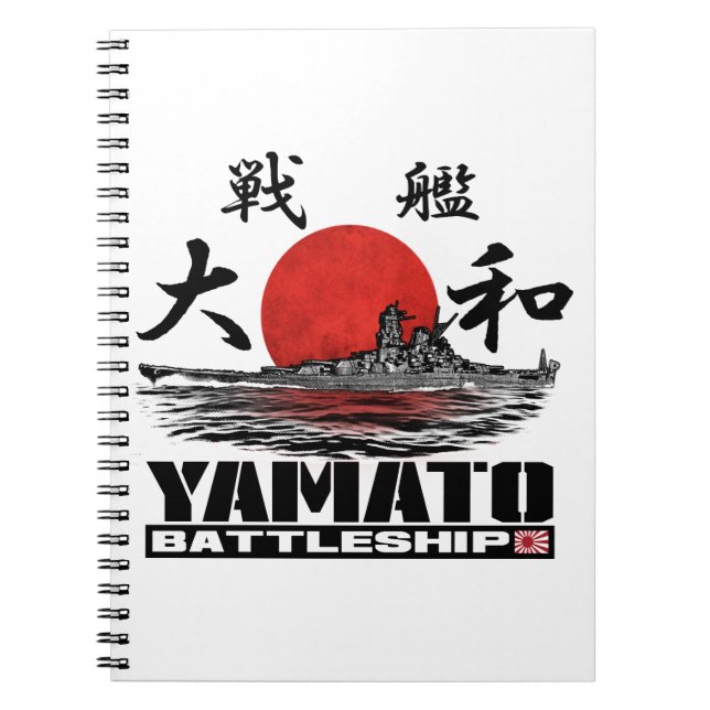 Battleship Yamato Spiral Photo Notebook (Front)