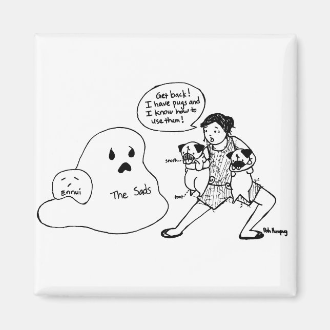 Battling the Sads Magnet (Front)