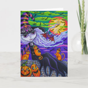 Batty Halloween Card