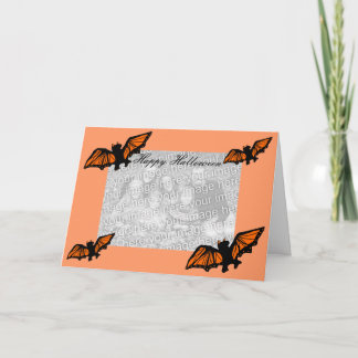 Batty Halloween template card