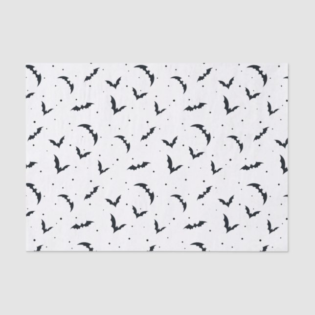 Batty Halloween Tissue Paper (Front)
