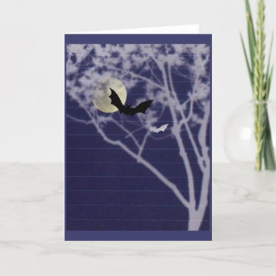 Batty Moon Tree Card