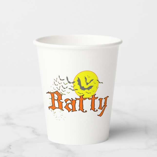 Batty Paper cup (Front)