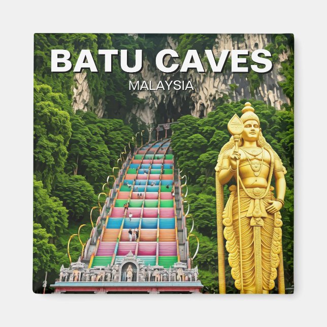 Batu Caves Malaysia Selangor Magnet (Front)
