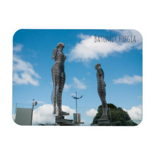 Batumi city Georgia. Ali and Nino statue Magnet