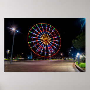 Batumi city Georgia, Ferris wheel Poster
