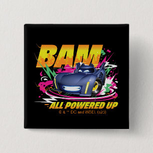 Batwheels™ Bam - All Powered Up 15 Cm Square Badge
