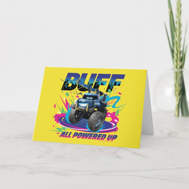 Batwheels™ Buff - All Powered Up Card (Front)