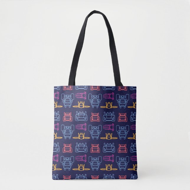Batwheels™ Neon Outline Pattern Tote Bag (Front)