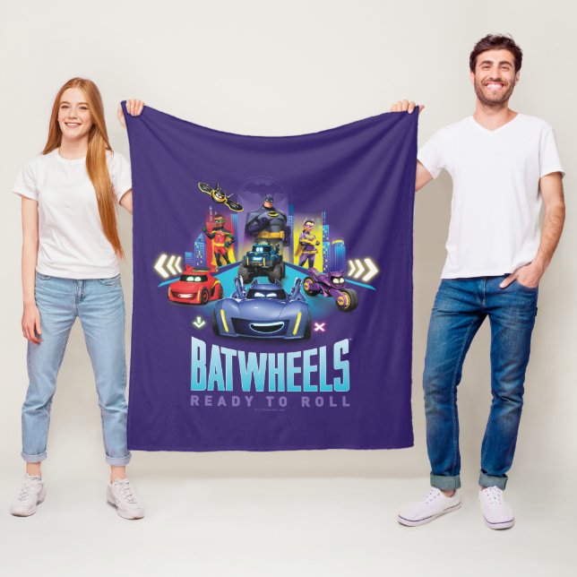Batwheels™ - Ready to Roll Fleece Blanket (In Situ)