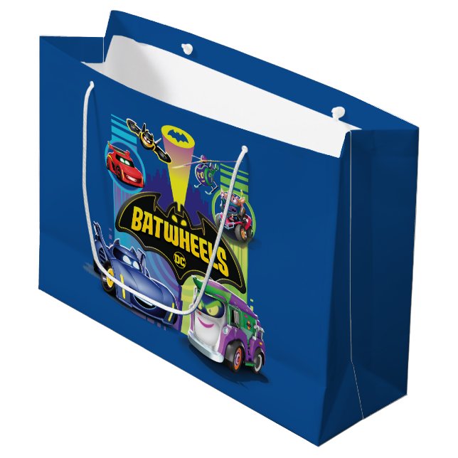 Batwheels™ Vs Legion of Zoom Large Gift Bag (Front Angled)