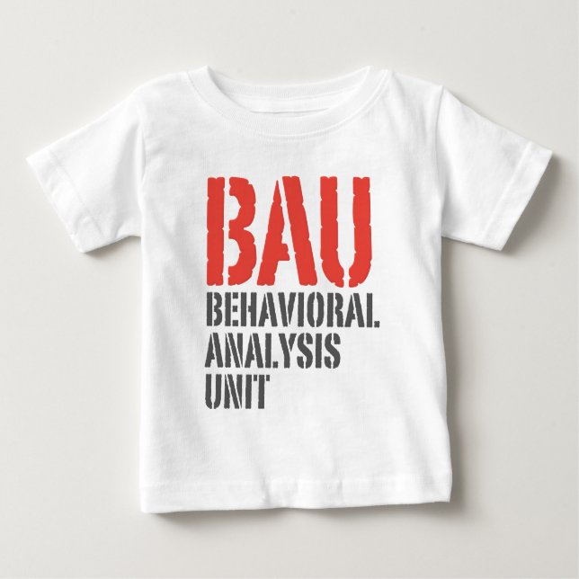 BAU Behavioural Analysis Units Baby T-Shirt (Front)
