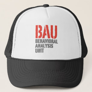 BAU Behavioural Analysis Units Trucker Hat