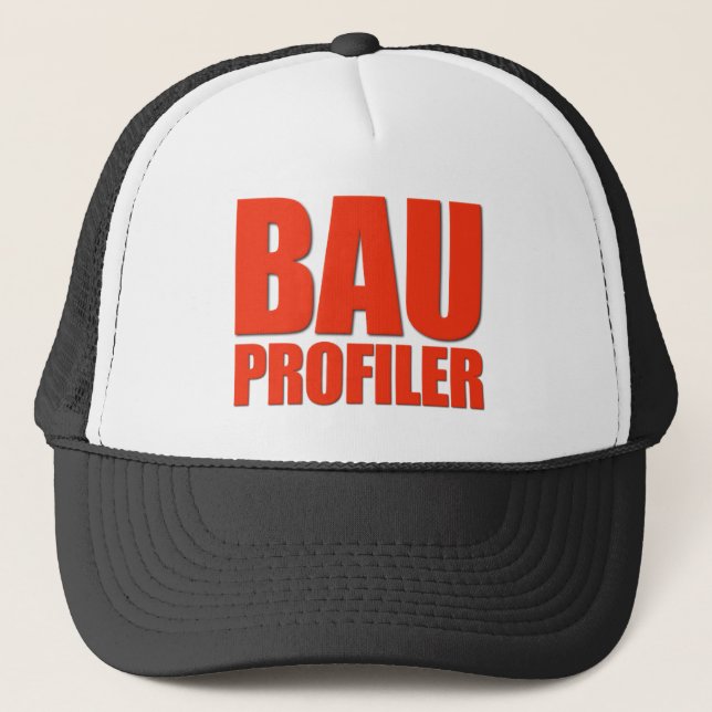 BAU Profiler Trucker Hat (Front)