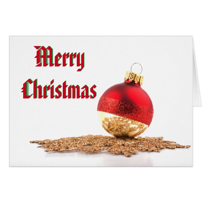 Bauble and Star (Front Horizontal)