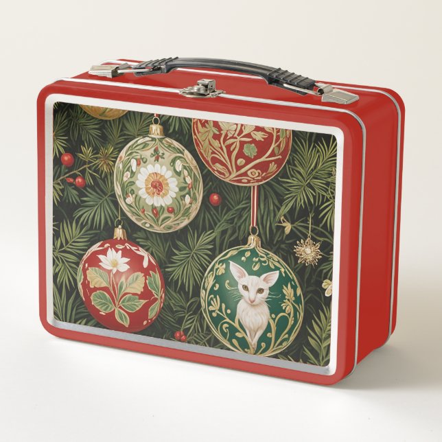 Bauble Brilliance Metal Lunch Box (Front)