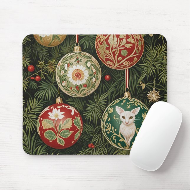Bauble Brilliance Mouse Pad (With Mouse)